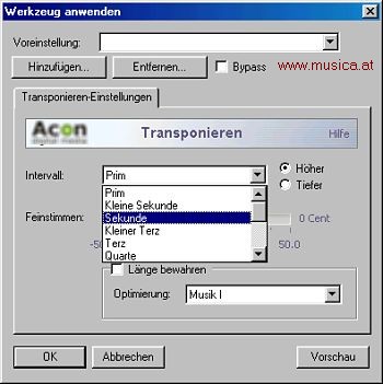 Transponieren