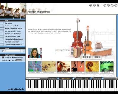 Musik- und Notenschule - Grundlagen in Notenlehre - Harmonielehre - Rhythmik