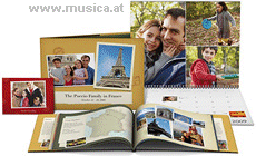 Erstellen Sie Fotobücher und fertigen Sie selbst gestaltete Fotokalender an